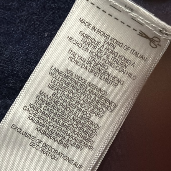 RL Polo Merino Wool Sweater-Sz S-Blue-Polo Stitched Logo @ Chest-EUC - Picture 16 of 16